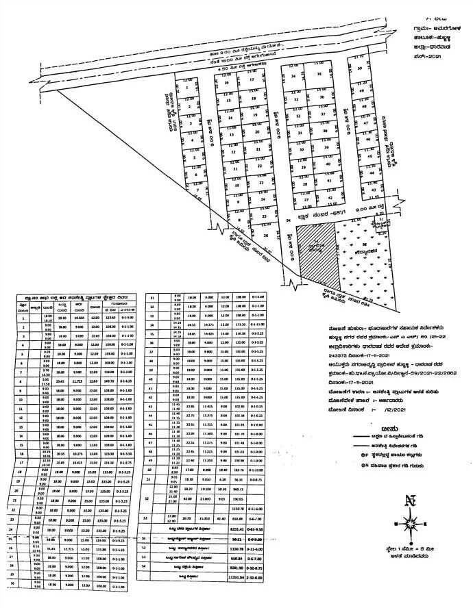 Prabhu Krupa Colony Amargol master plan